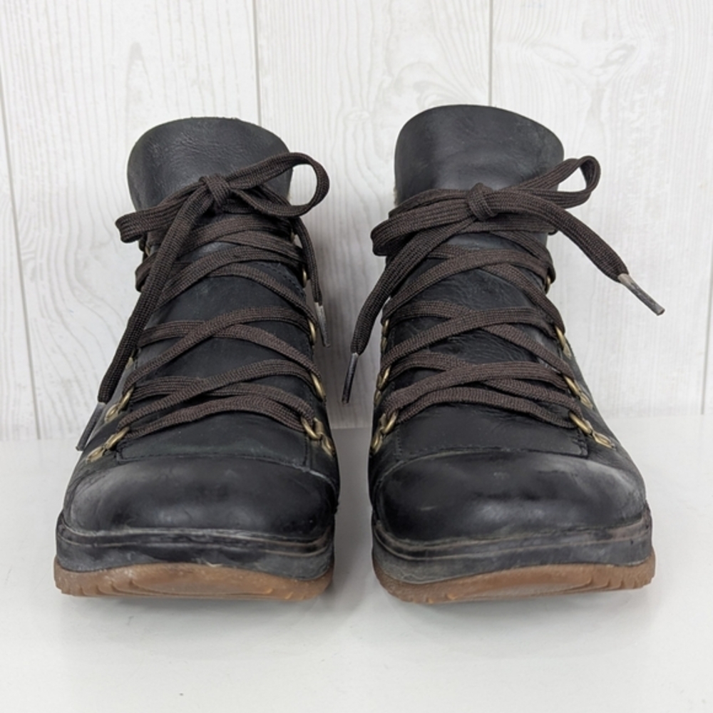 Merrell Eventyr Bluff Fashion Hiking Boots Size 9 Women's Black Brown Leather - Picture 3 of 13